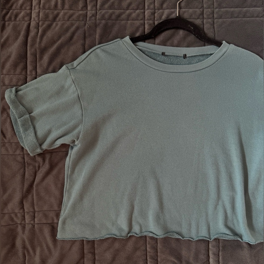 Turquoise Crop Top